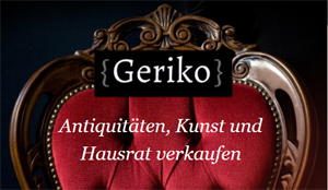 Geriko: Antiquitäten, Kunst und Hausrat verkaufen